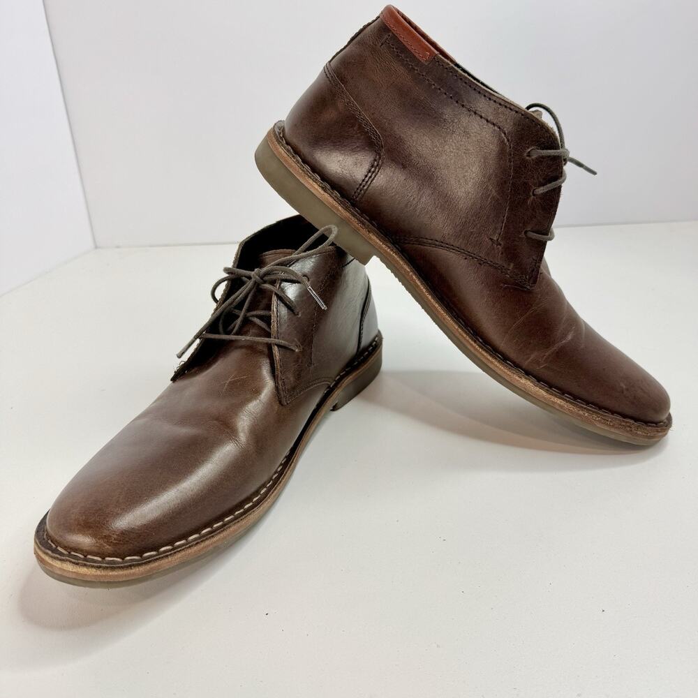 Steve Madden Men’s Chukka Dress & Comfort Shoe Brown Size 10.5